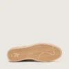 Zapatillas Ball Star para hombre en ante amarillo con estrella plateada e inserciones de malla amarilla