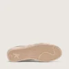 Zapatillas Ball Star para hombre en napa negra con estrella y lengüeta del talón de piel blanca