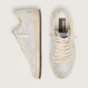 Zapatillas Ball Star para mujer con cristales Swarovski y estrella de ante gris