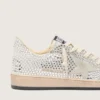 Zapatillas Ball Star para mujer con cristales Swarovski y estrella de ante gris