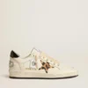 Zapatillas Ball Star para mujer con estrella con estampado de leopardo adornada con cristales Swarovski