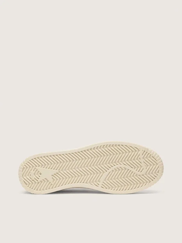 Zapatillas Ball Star para mujer con estrella de nubuck rosa y lengüeta en el talón