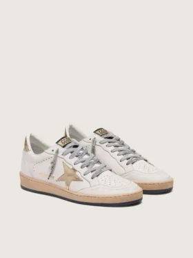 Zapatillas Ball Star para mujer con estrella dorada y lengüeta en el talón