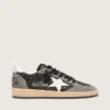 Zapatillas Ball Star para mujer con purpurina, estrella de piel y lengüeta metálica en el talón