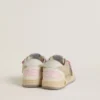 Zapatillas «Ball Star» para niño en ante perla con estrella de cuero y lengüeta en el talón