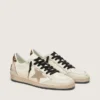 Zapatillas Ball Star Wishes para mujer con estrella de ante y lengüeta en el talón de piel de potro con estampado de leopardo