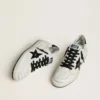 Zapatillas Ball Star Wishes para mujer en napa con estrella Naplak negra y lengüeta en el talón