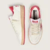 Zapatillas Ball Star Wishes para mujer en piel blanca con una estrella roja y lengüeta en el talón