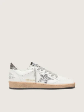 Zapatillas Ball Star Wishes para mujer en piel napa con estrella brillante y lengüeta en el talón