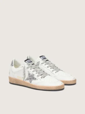 Zapatillas Ball Star Wishes para mujer en piel napa con estrella brillante y lengüeta en el talón