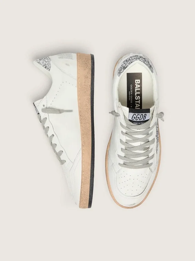 Zapatillas Ball Star Wishes para mujer en piel napa con estrella brillante y lengüeta en el talón