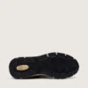 Zapatillas «Dad-Star» para hombre en ante gris paloma y malla plateada, con estrella de piel blanca y lengüeta del talón de ante