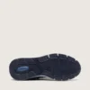 Zapatillas Dad-Star para mujer en ante azul vaquero con estrella de piel plateada