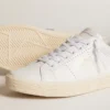 Zapatillas de tenis para mujer en piel blanca