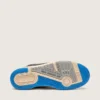 Zapatillas Forty2 para hombre en gomaespuma negra y piel, con estrella de TPU y lengüeta trasera de piel negra