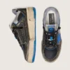 Zapatillas Forty2 para mujer en gomaespuma negra y piel, con estrella de TPU y lengüeta del talón de piel negra