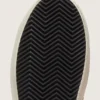 Zapatillas Hi Star para mujer en ante gris oscuro con estrella verde aguamarina