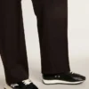 Zapatillas Marathon para hombre con parte superior de nailon negro y estrella blanca
