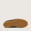 Zapatillas Marathon Speed para hombre en piel con estampado de serpiente marrón, estrella negra y lengüeta del talón de piel plateada