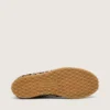Zapatillas Marathon Speed para mujer en piel de potro con estampado de leopardo en tonos beige y negro, con estrella de cuero negro