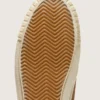 Zapatillas Mid Star LAB para hombre en ante color óxido con estrella de piel blanca