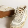 Zapatillas Mid Star para hombre con inserciones de ante gris hielo y estrella blanca