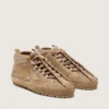 Zapatillas Mid Star para mujer en ante color caramelo con estrella de nubuck y lengüeta trasera de ante