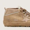 Zapatillas Mid Star para mujer en ante color caramelo con estrella de nubuck y lengüeta trasera de ante