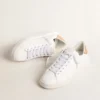 Zapatillas Purestar de origen biológico para mujer con lengüeta del talón de piel metalizada en color bronce