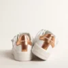 Zapatillas Purestar de origen biológico para mujer con lengüeta del talón de piel metalizada en color bronce