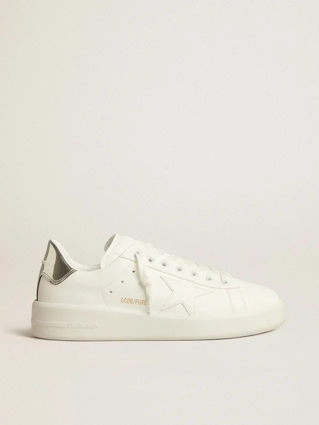 Zapatillas Purestar para hombre de origen biológico con estrella blanca y lengüeta del talón con efecto espejo