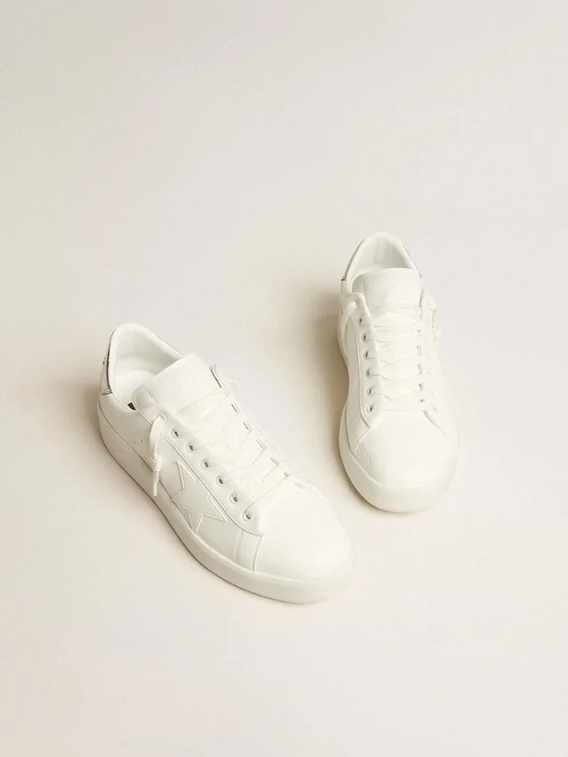 Zapatillas Purestar para hombre de origen biológico con estrella blanca y lengüeta del talón con efecto espejo