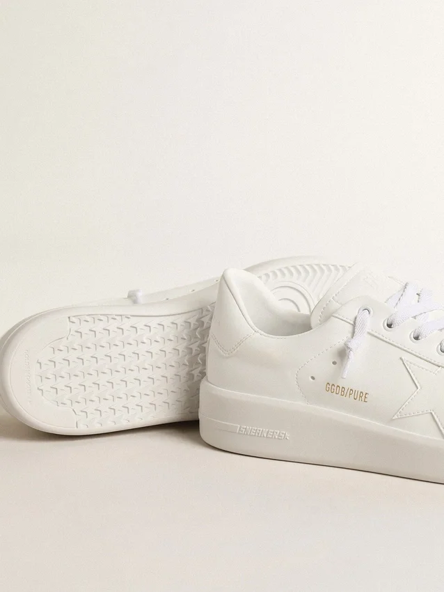 Zapatillas Purestar para hombre de origen biológico con estrella blanca y lengüeta en el talón