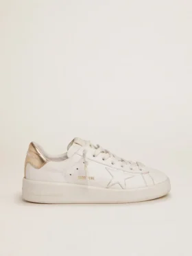 Zapatillas Purestar para mujer con lengüeta del talón dorada