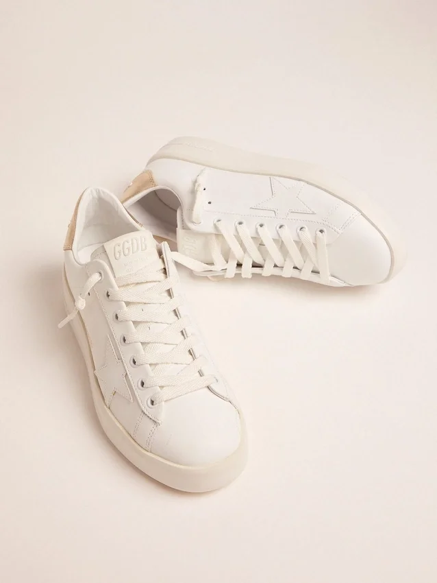 Zapatillas Purestar para mujer con lengüeta del talón dorada