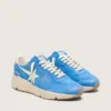 Zapatillas Running Sole para hombre en ante azul brillante con estrella blanca