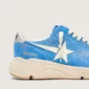 Zapatillas Running Sole para hombre en ante azul brillante con estrella blanca