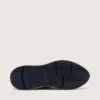 Zapatillas Running Sole para mujer en brillo plateado y ante gris paloma