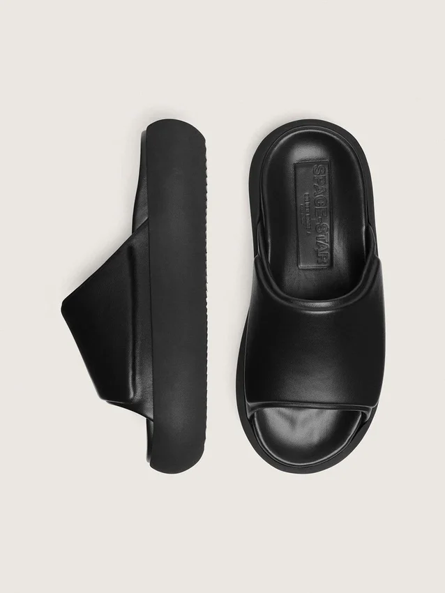 Zapatillas sin cordones Space-Star para hombre en piel negra