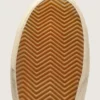 Zapatillas Slide para hombre con estrella de piel azul claro y detalle de piel plateada metalizada