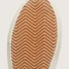 Zapatillas Slide para mujer en piel blanca con estrella plateada con purpurina y detalle en piel rosa