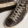 Zapatillas Slide para mujer, negras con tachuelas