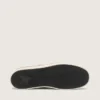 Zapatillas Stardan LTD para hombre en piel blanca y verde oliva con malla negra y estrella de piel amarilla