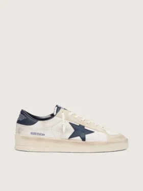 Zapatillas Stardan para hombre en ante beige con estrella azul