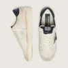 Zapatillas Stardan para hombre en ante beige con estrella azul