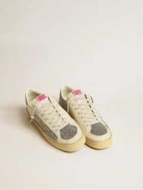 Zapatillas Stardan para hombre en ante con estrella de arena e inserciones de cristales Swarovski