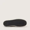 Zapatillas Stardan para hombre en piel blanca con estrella y lengüeta en el talón de piel con estampado de serpiente en verde militar
