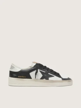 Zapatillas Stardan para hombre en piel blanca y negra