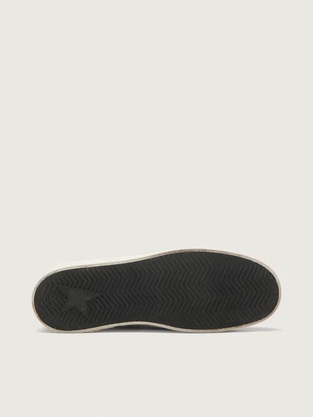 Zapatillas Stardan para hombre en piel blanca y negra