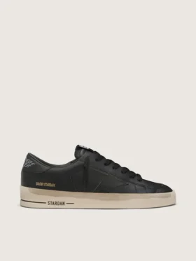 Zapatillas Stardan para hombre en piel totalmente negra